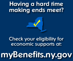 poster to advertise NYS benefits website myBenefits.ny.gov